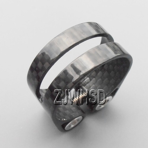 34.9mm 12g Carbon Fiber Ti tanium Bolt Bike Saddle SeatPost Clamp Collar BMX - Bild 4 von 4