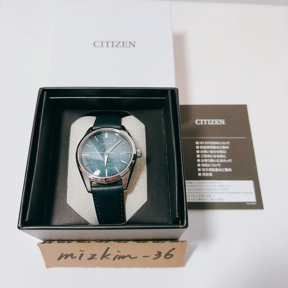 Citizen Collection NB1060-12L Blue Lacquer Dial Men's Watch New w