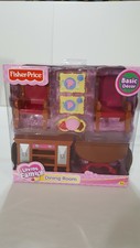 Fisher Loving Family Dining Room Dollhouse Furniture Set 2008 For Sale Online Ebay
