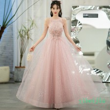 Women's Long Bridal Wedding Dress Evening Ball Gown Flower Princess Fashion Prom