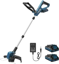 20V 12" Cordless String Trimmer & Edger with Batteries and Charger