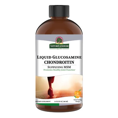Nature's Answer flüssiges Glucosamin Chondroitin 480 ml - gesunde Gelenkfunktion