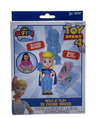Toy Story 4 - Cra-Z-Art Softee Dough Mold N' Play 3D Figure Maker - Bo Peep