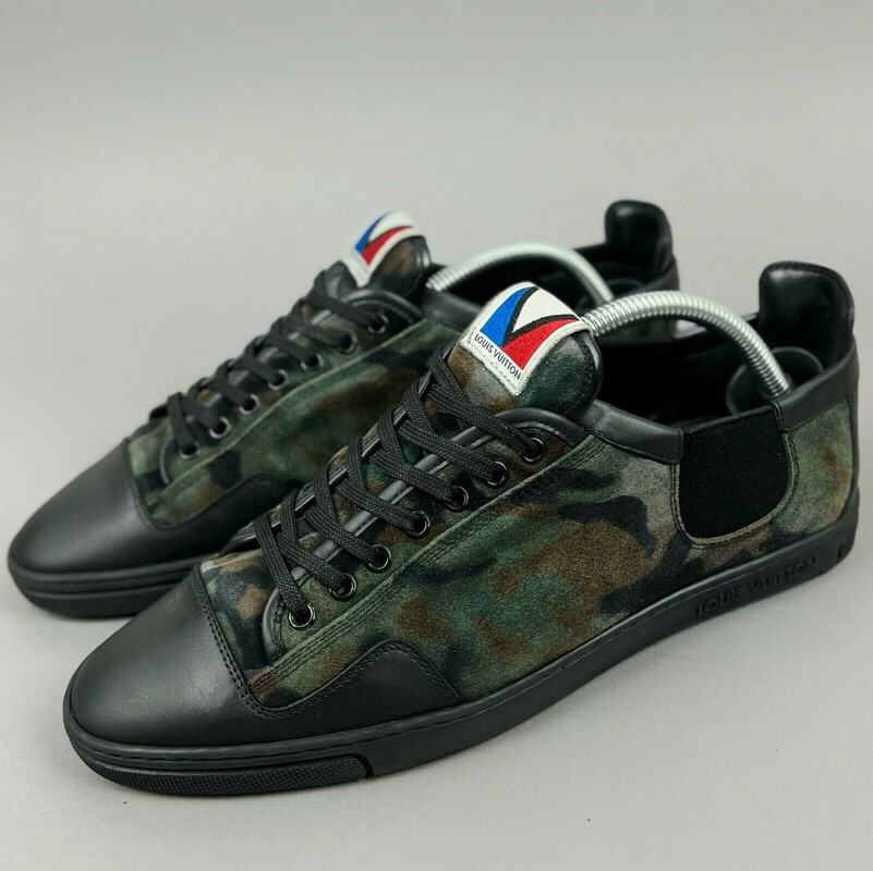 Louis Vuitton Slalom camouflage low top 