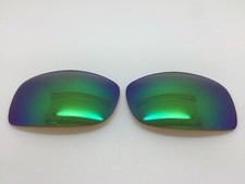 Aftermarket replacement lenses for Oakley Double Edge Green Mirror Polarized