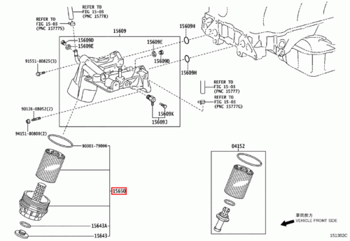 Genuine Toyota LandCruiser 200 Series VDJ 1VD 4.5 Diesel V8 Oil Filter w Cap - Picture 7 of 11