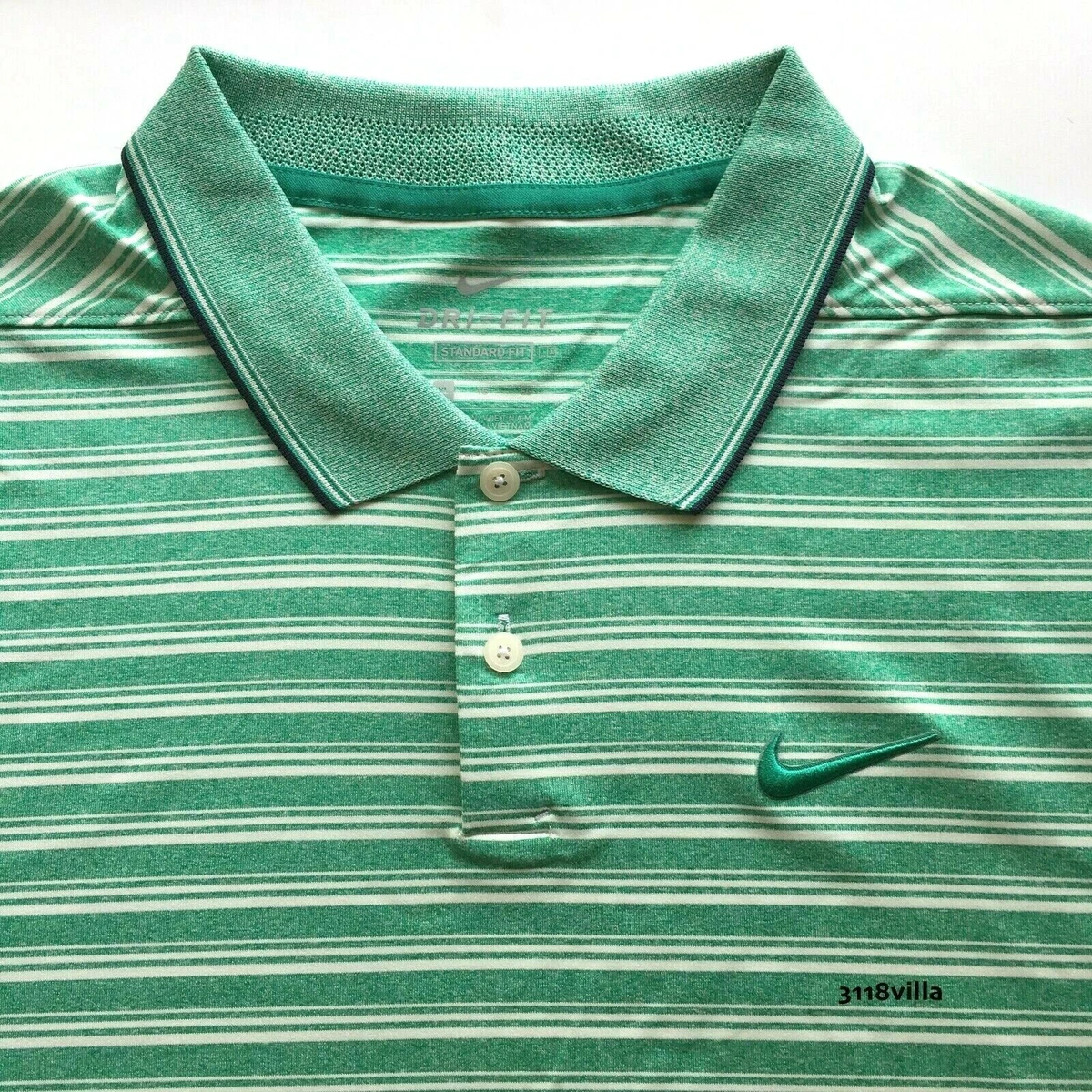  Nike Mens Dri-FIT Team Issue Polo (Gorge Green/White