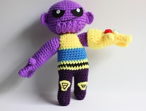 thanos stuffed doll