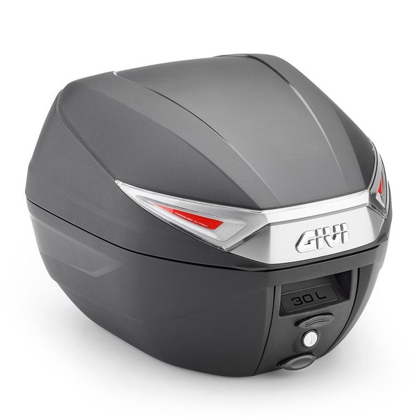 Givi Monolock Bauletto Top Case C30NT 30L Tech Nero Mit Rauchreflektoren-image