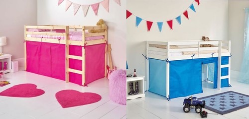 Tent for SHORTY Midsleeper Bed Girls 