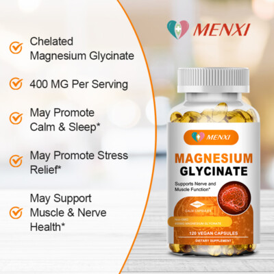 Magnesium Glycinate 500mg Per Capsule - 120 Count | 4 Month Supply - Foto 7