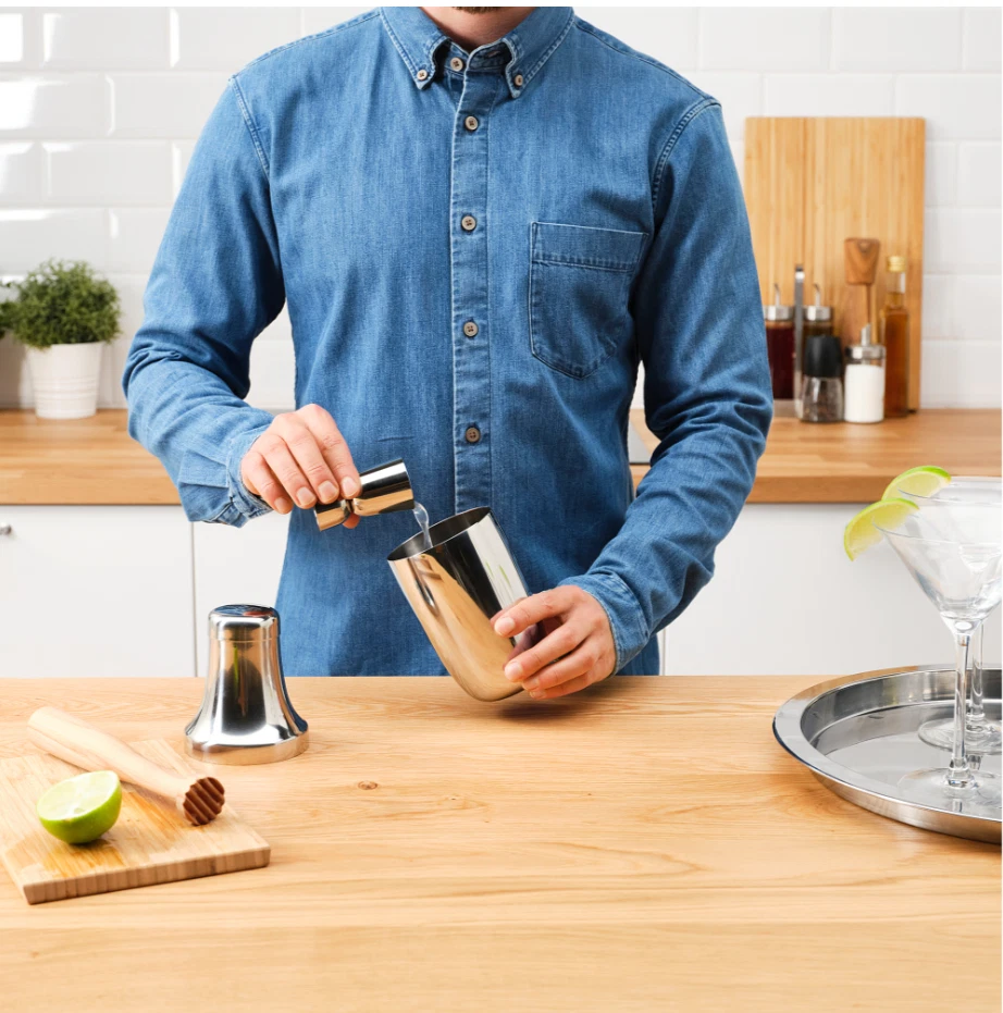 IKEA LUFTTAT Juego de 3 Barras, Acero Inoxidable/Madera, Totalmente NUEVO Foto 2 de 4