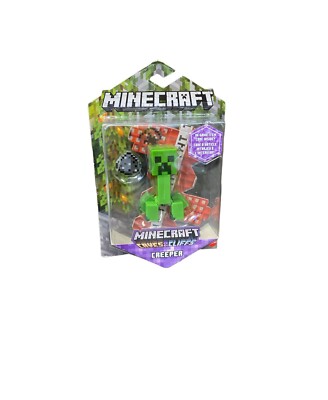 MINECRAFT CAVES & CLIFFS CREEPER ACTION FIGURE MATTEL GAMES (B01)