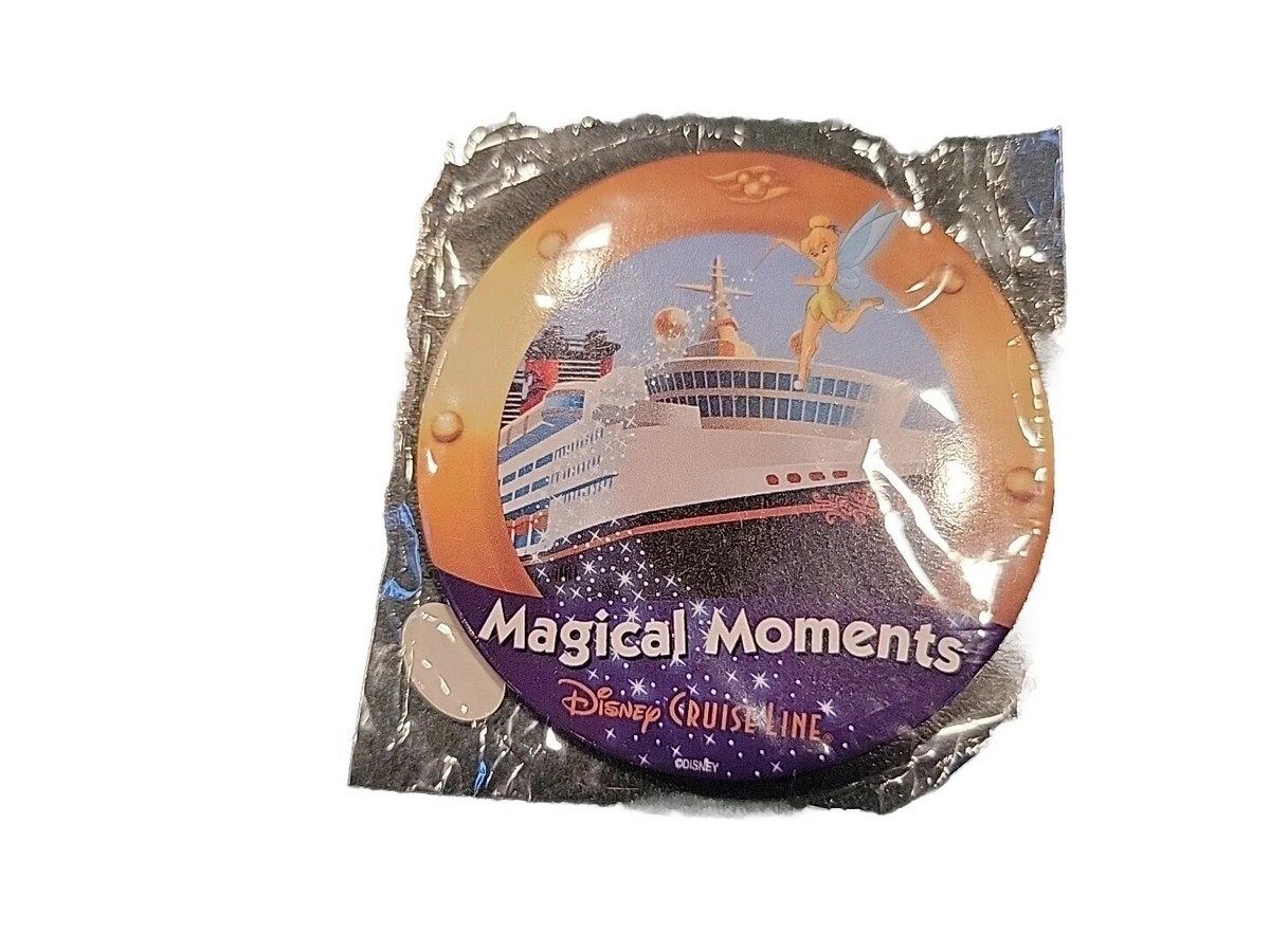 DISNEY CRUISE LINE Button DCL Magical Moments Tinker Bell Pinback