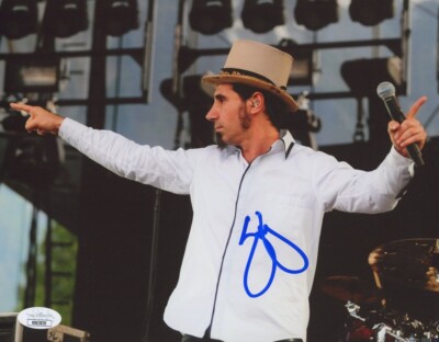 Serj Tankian System of A Down Toxicity Hypnotize Signed 8x10 Photo JSA COA 