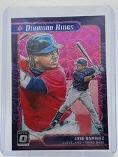 2021 Panini Donruss Optic Jose Ramirez  Diamond Kings Pink Velocity Prizm /249