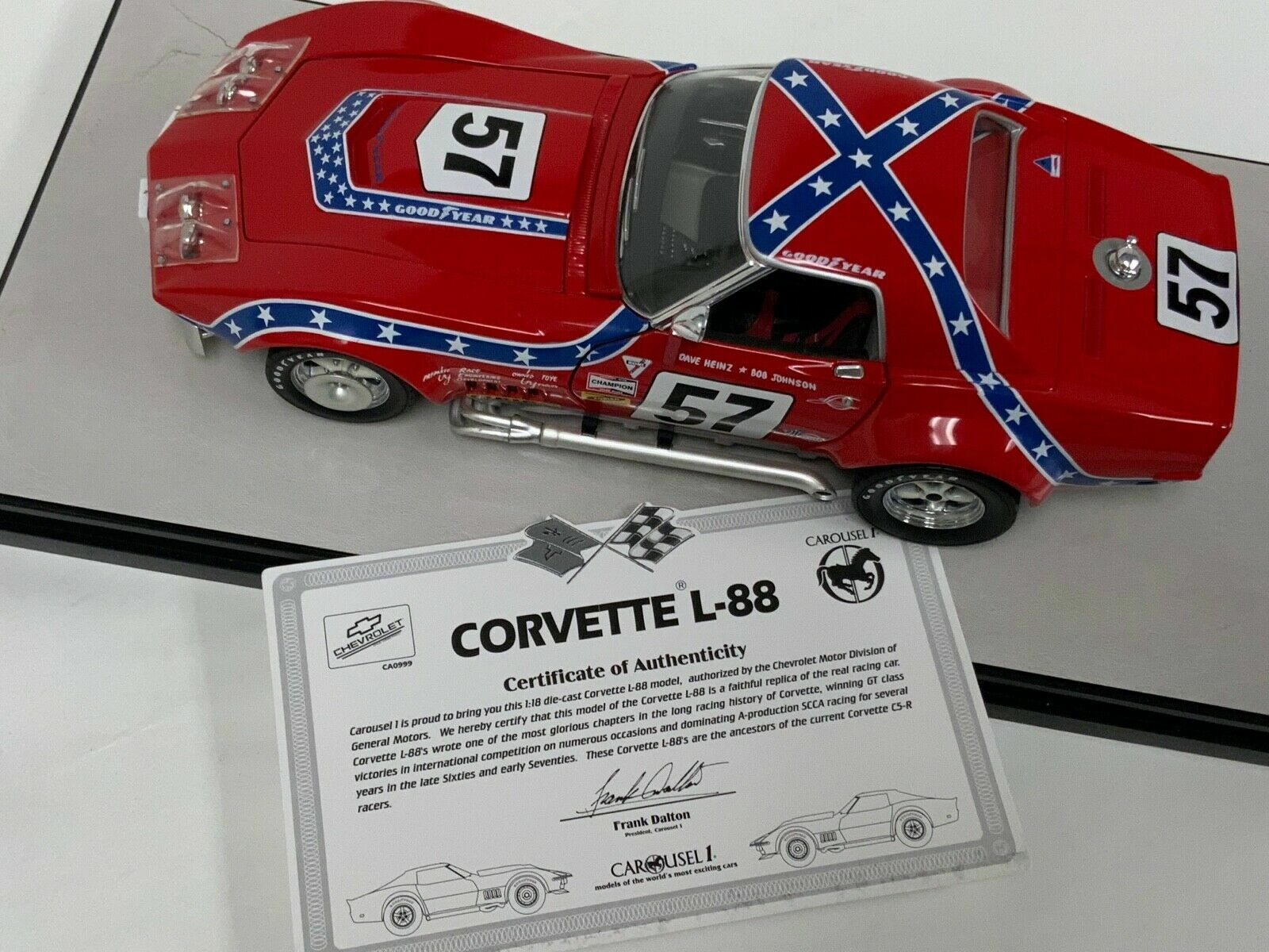 Corvette Carousel Diecast Carousel Corvette L 88, Diecast Metal