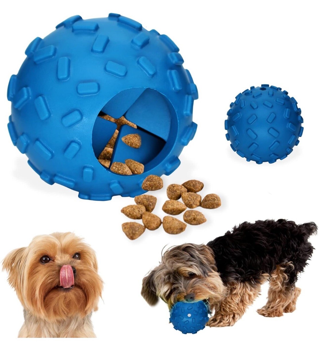 Pet Dog Feeder Sound Interactive Toy Food Dispenser IQ Training