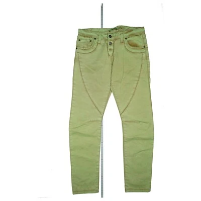 Please Damen Jeans Hose Slim Skinny stretch knack Po L W32 L30 used Grün NEU - Bild 1 von 4