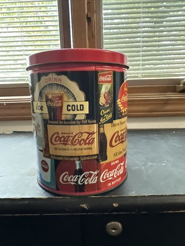 Vintage 1993 Coca Cola Tin Canister 6" - Picture 3 of 3