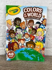 Crayola Colors Of The World Coloring  Activity Book 48 Pages USA Made 2020 Rare