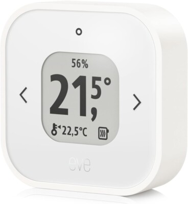 Eve Thermo Control Matter Temperatursensor und -regler Thread Apple Home