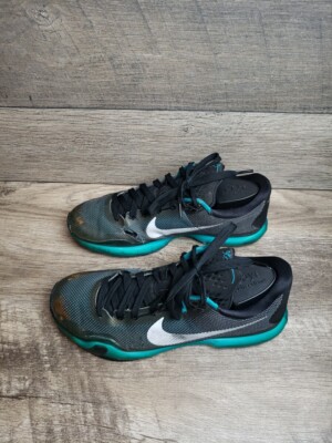 Nike Kobe 10 X 'Liberty' 2015 Blue Teal Basketball Shoes Men Sz