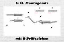 VW Golf III 3 Variant 1.4 1.6 1.8 1.9 D Auspuffanlage Auspuff + Montagesatz