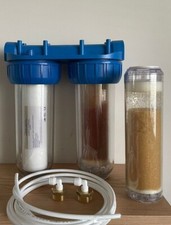 CONTENITORE FILTRO DEPURATORE ACQUA RESINE ANTICALCARE E IMPURITA' DA 3/4 