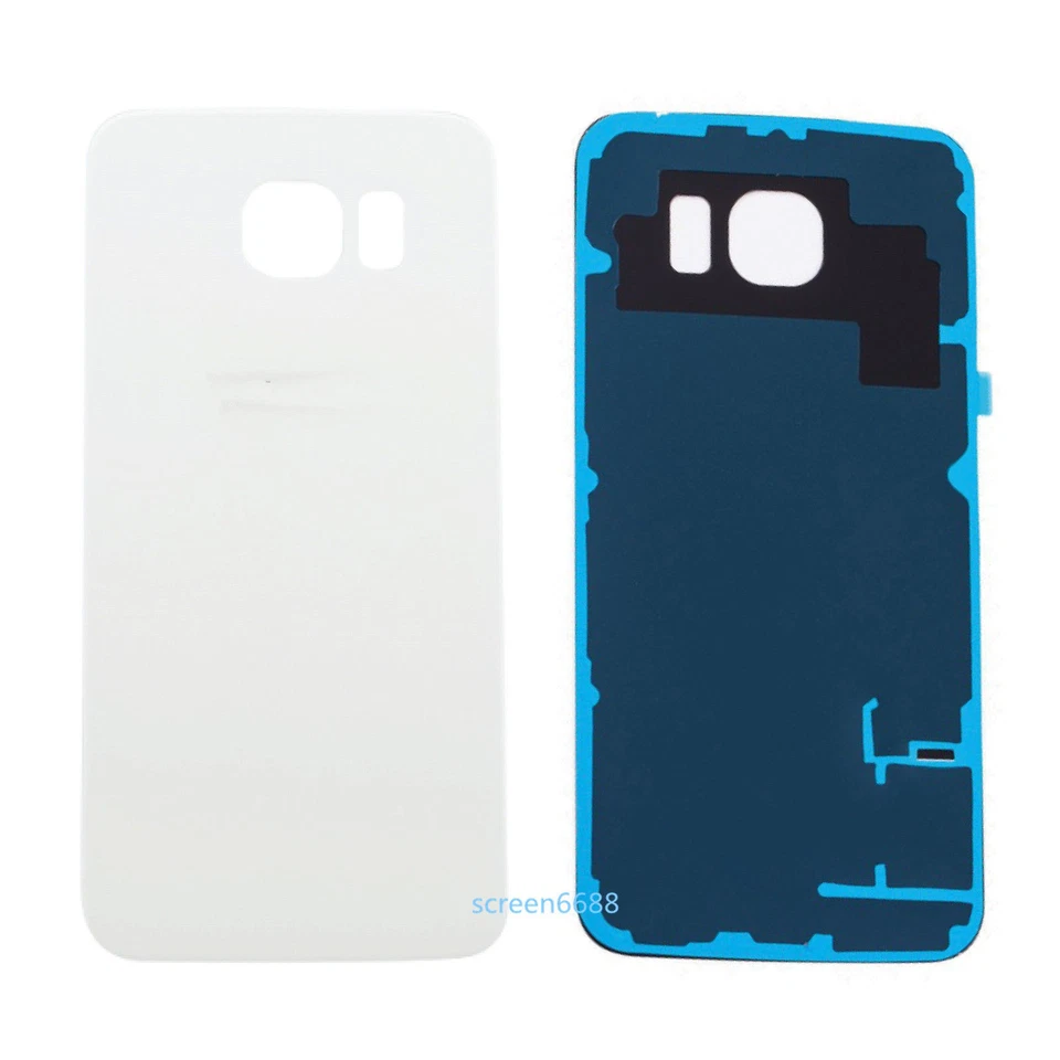 Funda Carcasa Trasera Puerta Trasera Vidrio Batería Para Samsung Galaxy S6 G920 G920U Foto 2 de 4