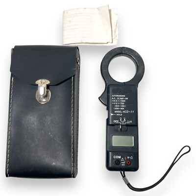 Amprobe ACD-11 Digital Clamp On Volt AMP Ohmmeter 476 With Case