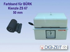 Taśma kolorowa do zegara stemplowego BÜRK Kienzle Timestempler ZS 67 szerokość 50mm