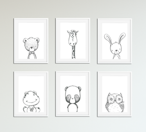 animal prints for children's room