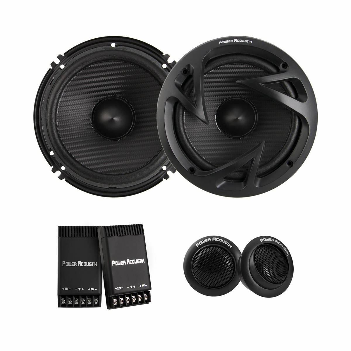 2x Power Acoustik EF-60C 6.5” Component + EF-694 6x9″ Full-Range