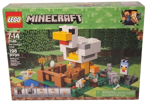 Minecraft Lego Chicken Set LEGO Minecraft 21140 The Chicken Coop