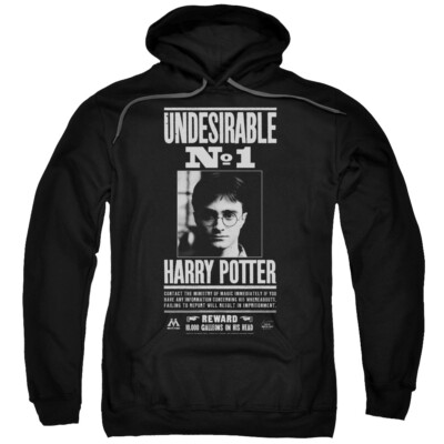 HARRY POTTER UNDESIRABLE NO 1 Licensed Adult Hooded Sweatshirt Hoodie SM-5XL