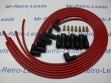 RED 8MM PERFORMANCE IGNITION LEAD KIT WILL FIT JAGUAR MK 2 XJ6 XK 6 CYL QUALITY.