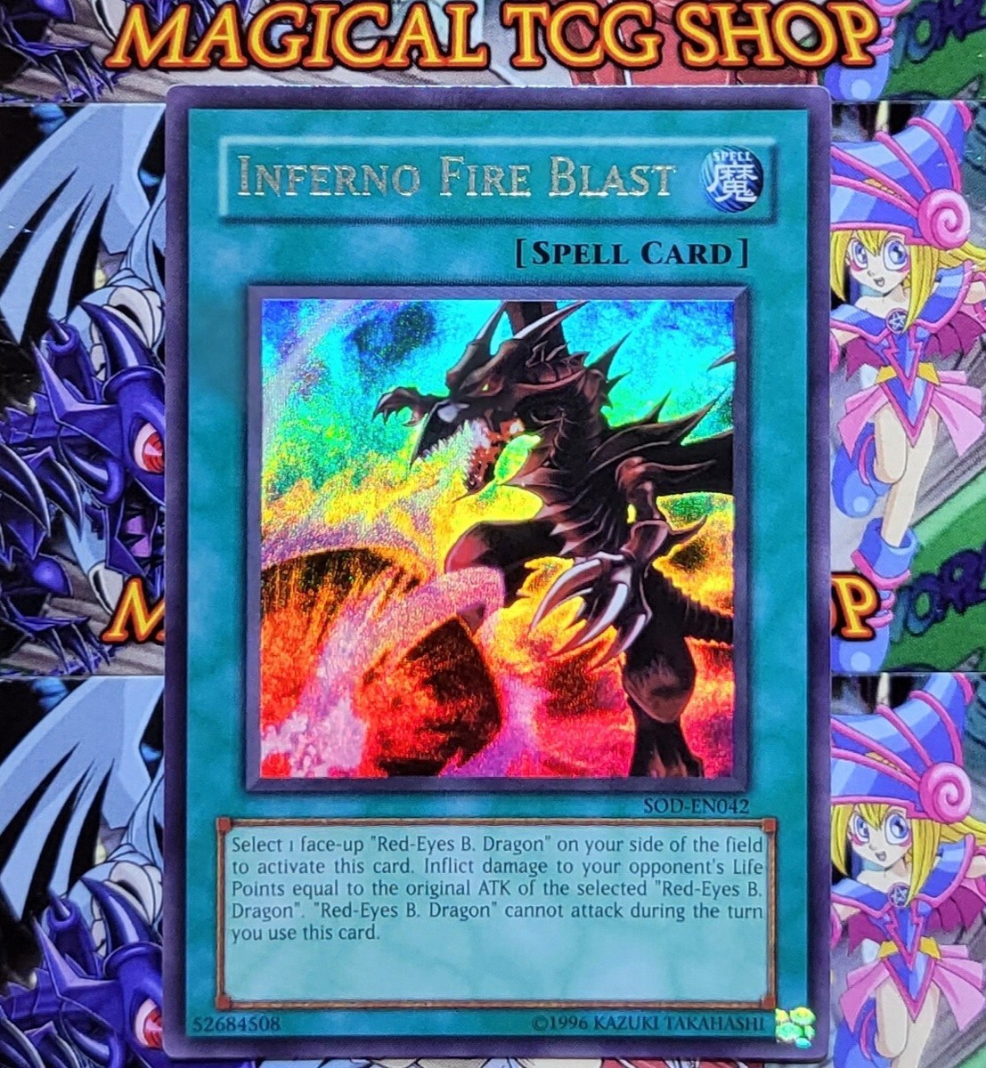 Yugioh Inferno Fire Blast Soul of The Duelist SOD-EN042 Ultra Rare