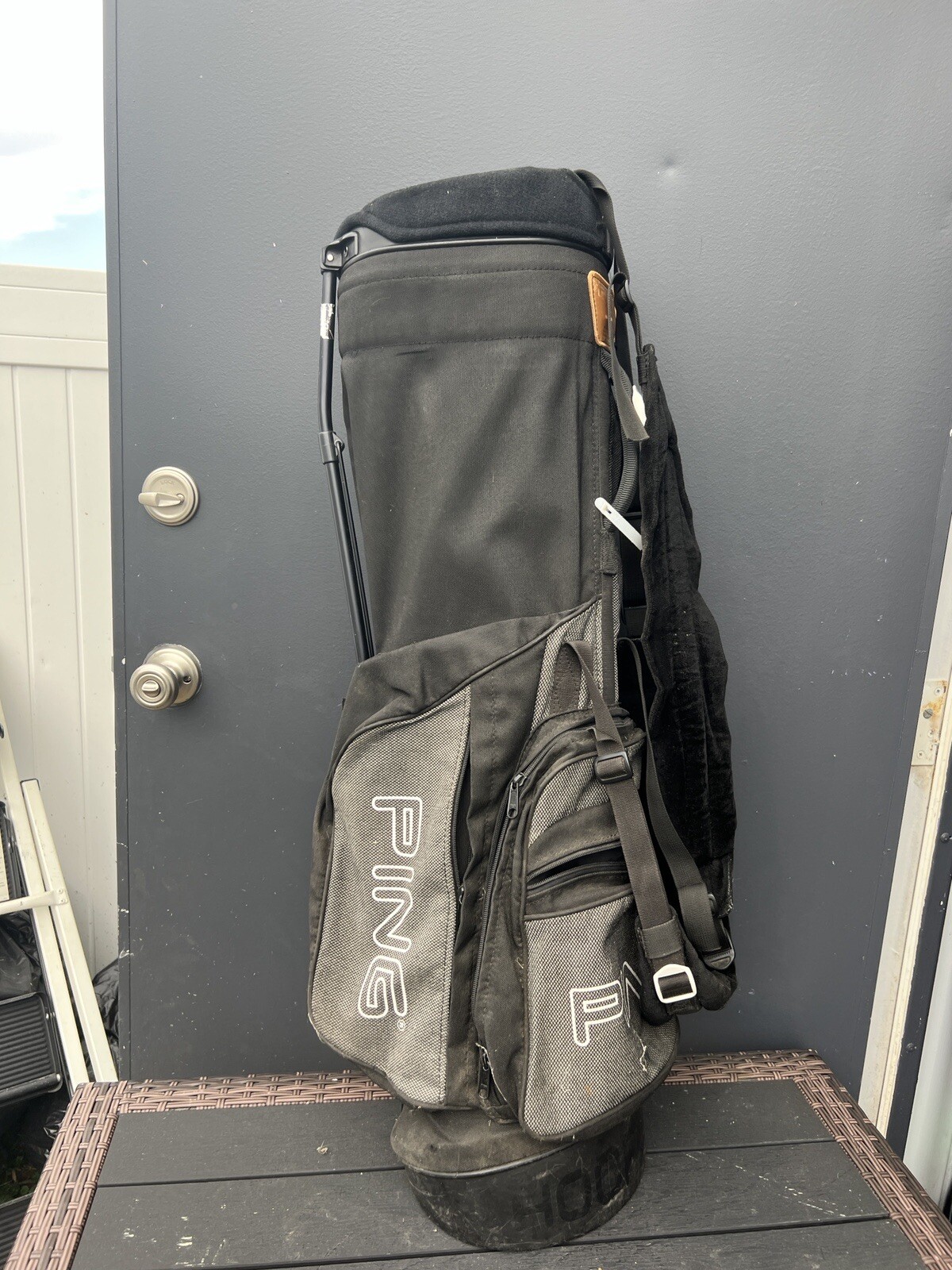 ping hoofer golf bag 5 pocket black grey see details eBay