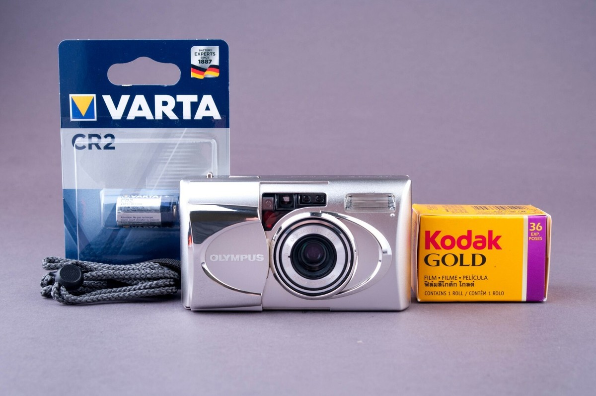 Olympus MJU V Quartz Date 35mm Point & Shoot Film Camera