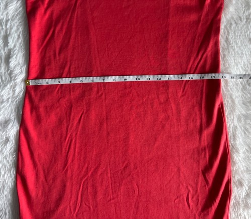Talbots Women’s Knit Dress Sz Medium Embroidered Short Sleeve Coral - Picture 12 of 14