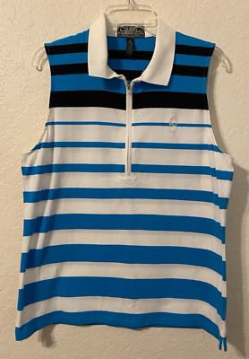 VTG Lauren Active Ralph Lauren Women's 1/4 Zip Shirt Size XL Preppy Tennis