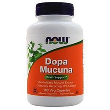 Now Dopa Mucuna 180 vcaps