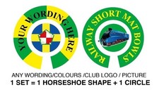 45 SETS PERSONALISED BOWLS STICKERS 1" LAWN BOWLS FLATGREEN, INDOOR BOWL