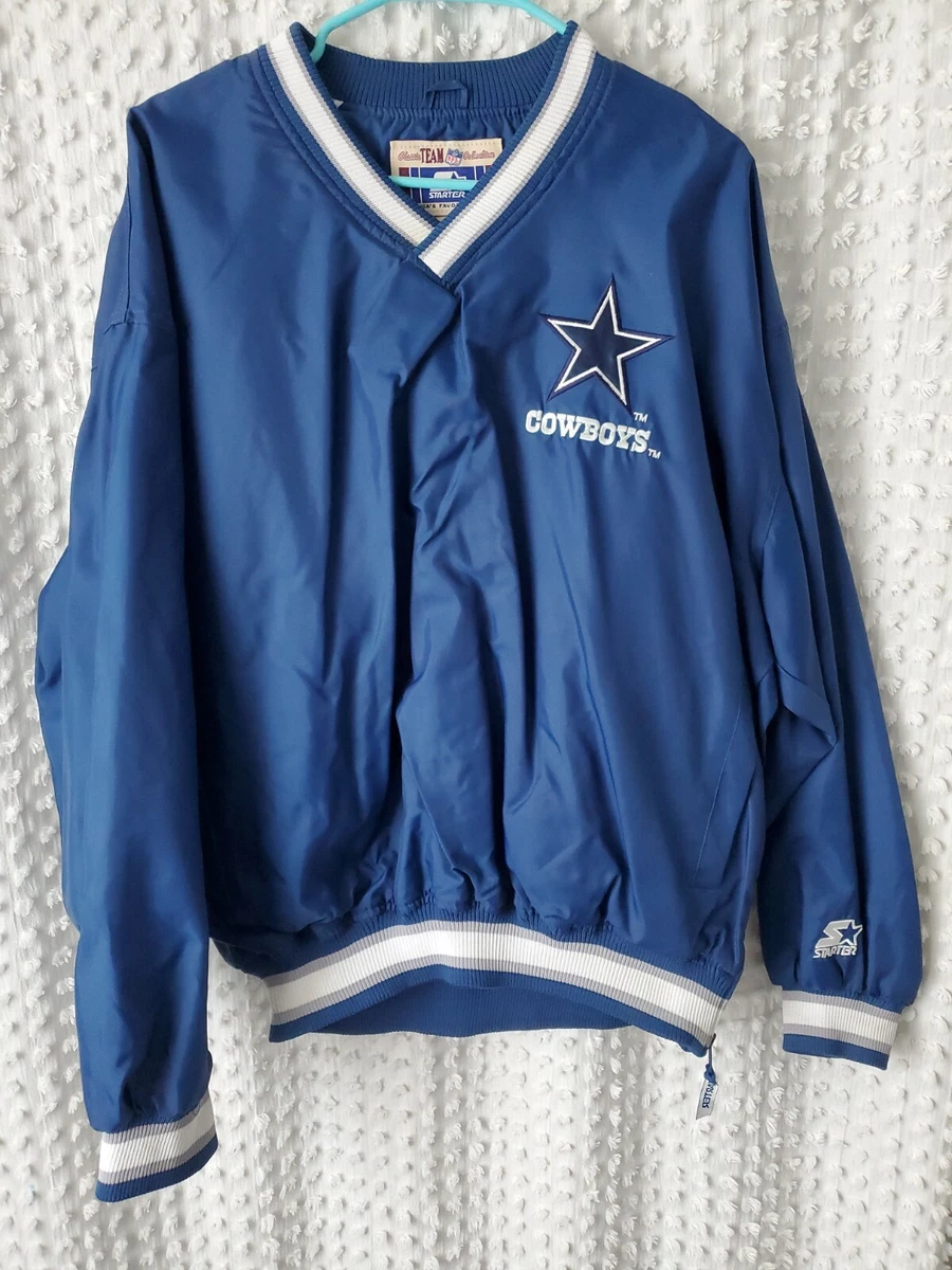 Vintage NFL STARTER JACKET Dallas Cowboys Deion Sanders #21 Pullover Size:  Large