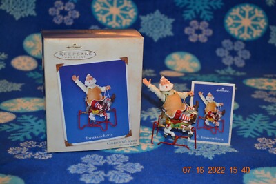 NIB Hallmark Ornament Toy Maker Santa 2003 - FREE SHIPPING!