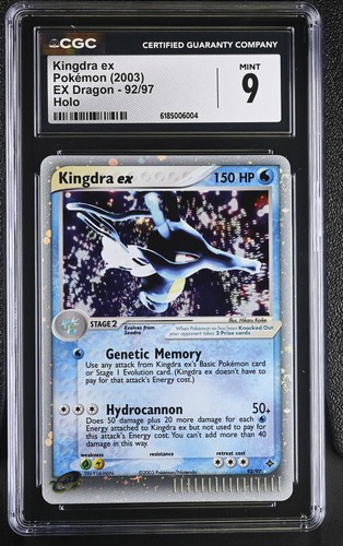 Kingdra ex graded CGC 9 for sale on eBay
