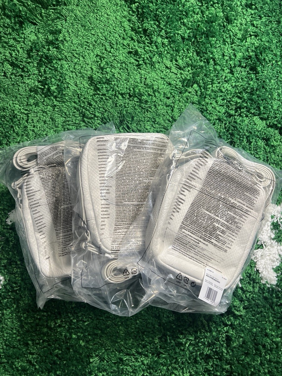 Supreme x Nike Leather Shoulder Bag Snakeskin White SS25 BRAND NEW