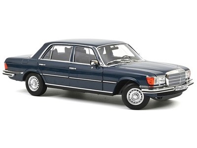 1979 MERCEDES-BENZ 350 SEL HANSA BLUE 1/18 DIECAST MODEL CAR BY