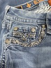 Rock Revival Jazlyn Women Size 25 Boot Jeans Embellished Bling light blue — photo 4